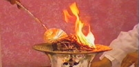 Brazier with flame for Zoroastrian practices. (http://www.bbc.co.uk/religion/religions/zoroastrian/index.shtml)