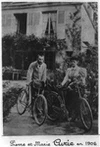 Pierre and Marie Curie 1906<br>Photo courtesy of Library of Congress,<br>LC-USZ62-73356