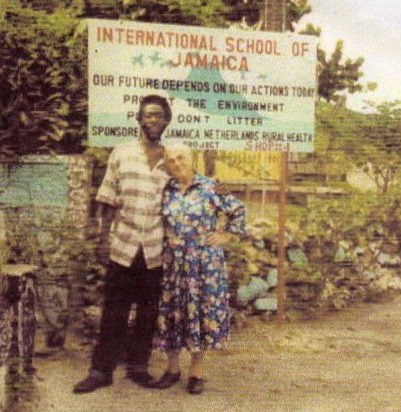 Pauline in Jamaica for  the Peace Corps (Pauline Buzan)