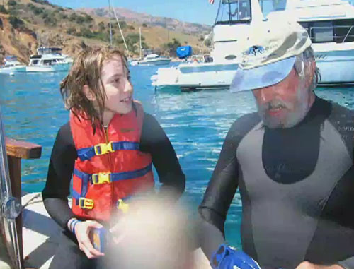Slater and her hero Jean-Michel