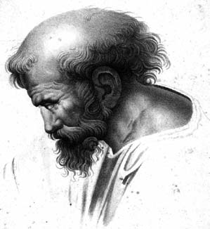 A Profile of the <a href=http://www-history.mcs.st-andrews.ac.uk/PictDisplay/Pythagoras.html>Aging Pythagoras</a>