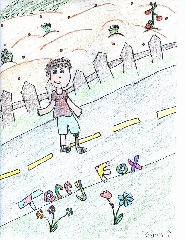 Terry Fox running (I drew it.)