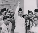 This is Soekarno in action  