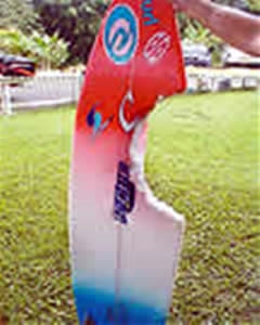Bethany surfboard. (underwatertimes.com)