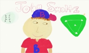 This is my Uncle, John Smoltz.  (I drew this picture on Ink Art.)