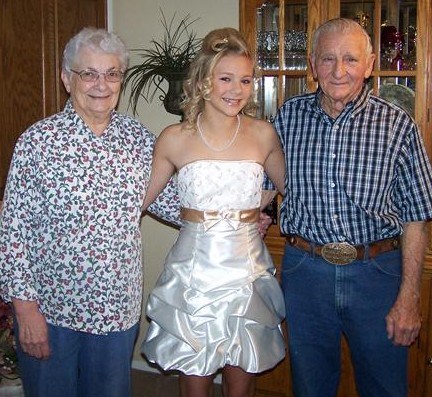 My grandma, grandpa & me before Twirp