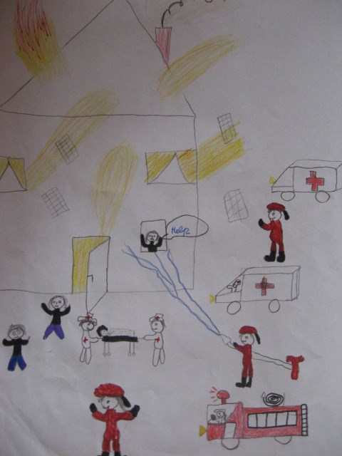 Putting out fires (made by Ovidiu, class 4C)