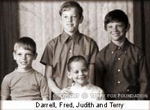 Terry and his brothers and sister