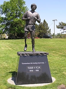 Terry`s statue