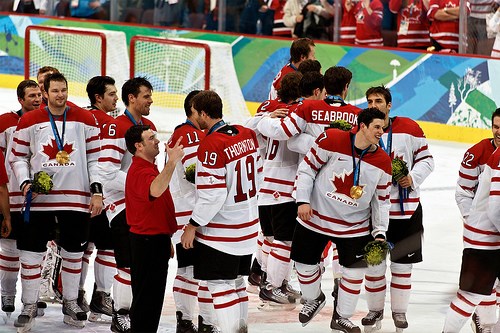 Sidney Crosby with Team Canada (flickr)
