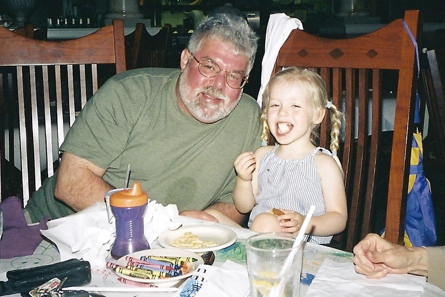 My grandpa and I when I was a little girl