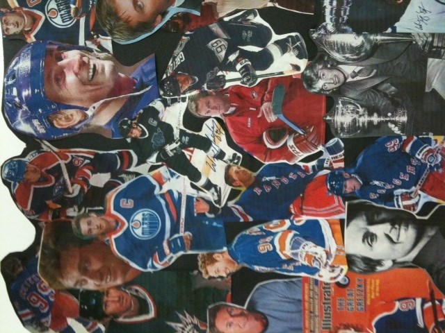 Collage Of Wayne Gretzky (Created By Kayle and Montana)