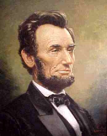 Abraham Lincoln as President  of the United State (http://www.harriscountygop.com/eblast/images/AbeLincoln.jpg)