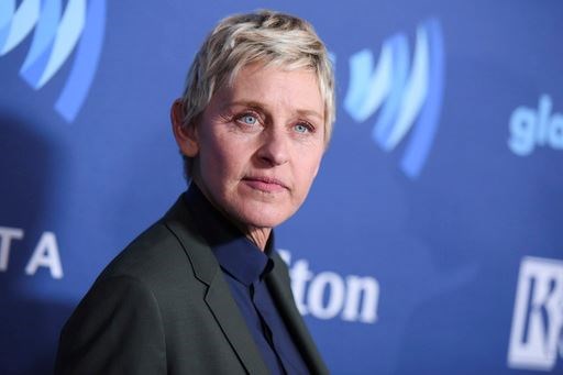 In this March 21, 2015, file photo, Ellen DeGeneres arrives at the 26th Annual GLAAD Media Awards held at the Beverly Hilton Hotel, in Beverly Hills, Calif. On the Feb. 23, 2017, episode of her chat show, DeGeneres handed out four-year scholarships paid for by Wal-Mart to the entire senior class of a New York City charter school. (Photo by Richard Shotwell/Invision/AP, File)