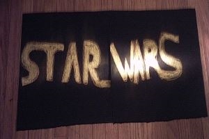The Star Wars logo  (chalk pastel) by Joseph