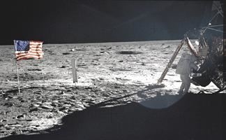 Neil Armstrong on the Moon (http://dayton.hq.nasa.gov)