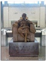 Statue of Barbara Jordan at Austin Airport
