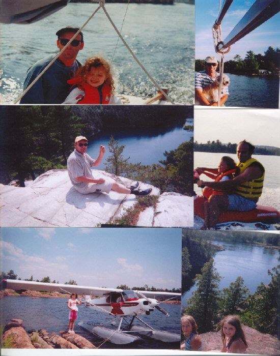 Photo Collage of my Dad and I on our adventures (by Sarah Millage)