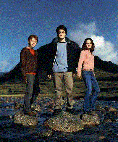 Harry, Ron, and Hermione