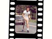 Terry Fox running in the daylight