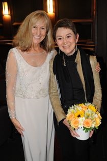 Wendy Milette, Film Festival Director, Cinema Alumna with Dean Elizabeth Daley