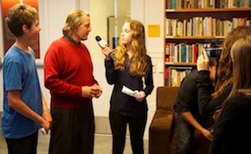 Students Interview Community Leaders at MY HERO Salon