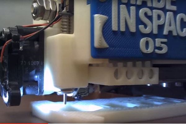 A 3-D printer is working in space: Why that's a big deal A student has the opportunity to watch a design he made in high school print on the ISS. The advent of 3-D printing aboard the ISS is seen as a major development partly because of the high cost and intensity of off-planet deliveries.