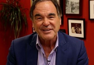 Oliver Stone filmed a message to his good friend Ron Kovic