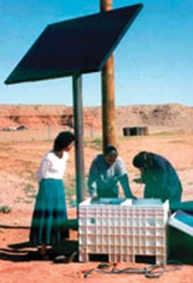 Bringing Photovoltaics to the Navajo Nation. (www.nmwoman.com)