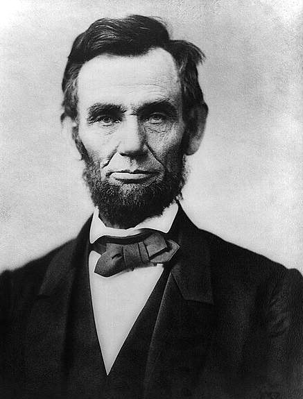 Abraham Lincoln (February 1809-April 1865) (Google Images)
