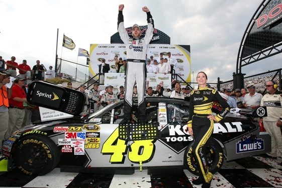 Johnson in victory lane at Dover