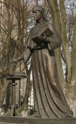 the monument to Saint Efrosinya Polotskaya (internet: yandex.by (unknown person))