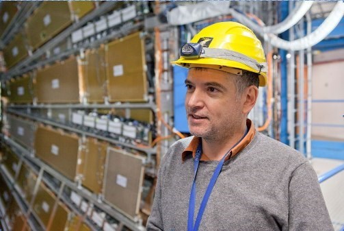 Steven Goldfarb in action at CERN (CERN)