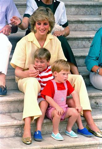 princess diana car crash chi. Diana and her sons,