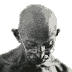 For twenty years, non-violent protests, marches and strikes by the Indians, led by Mohandas Gandhi,
     wore-down British resistance.