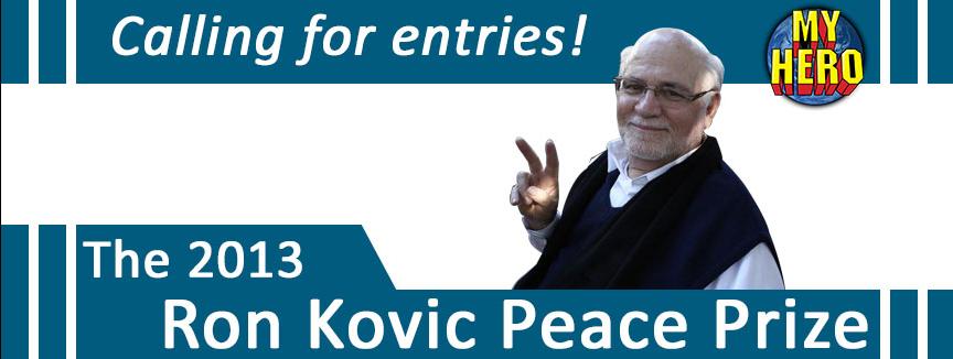 Kovic Peace Prize Call for Entries, 