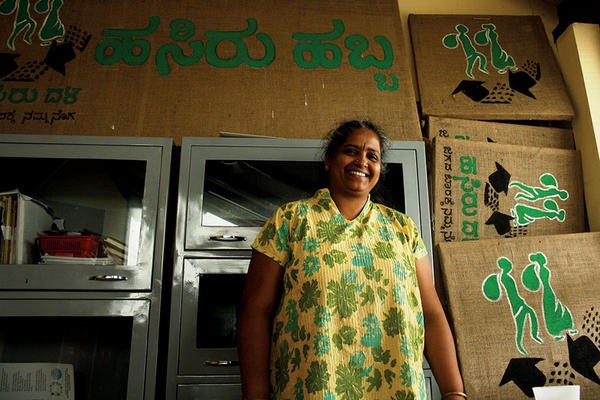 Picture of Nalini Shekar put aside retirement to help India's waste pickers