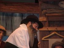 Fred playing the Rabbi in "Fiddler on the Roof"