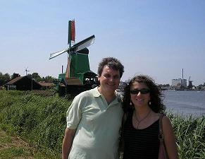 Barry Kramer and daugher Liz in Holland.