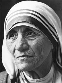 Mother Teresa (http://www.perigrinatio.com/category/sacred-space/)