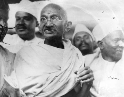 Gandhi and his followers