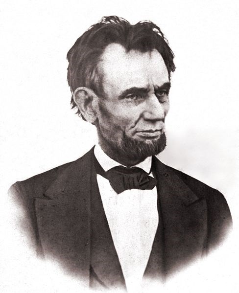 Lincoln late in his life (Wikipedia)