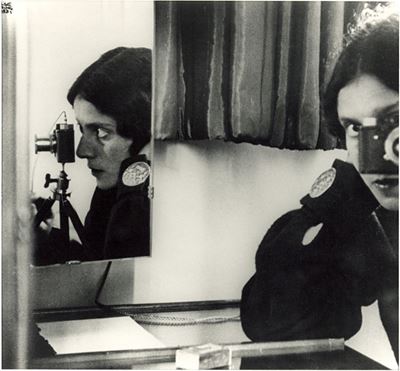 Ilse Bing, self-portrait with Leica