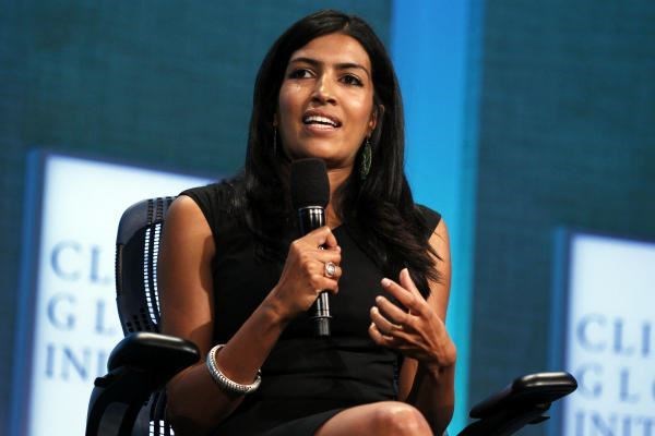 CEO and founder of Samasource Leila Janah takes part in a session during the Clinton Global Initiative in New York in 2010. Samasource provides women in developing countries with 'microwork' via the Internet, reducing poverty.