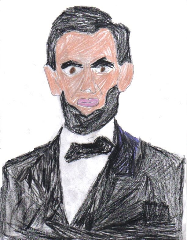 Abraham Lincoln potrit  (I made it  (Declan))