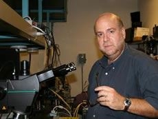 Sadik Esener in his lab