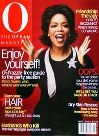 <a href=http://www.pressekatalog.de/Cover/Contentplus/910224155.jpg>Oprah </a>on the cover of her very own magazine