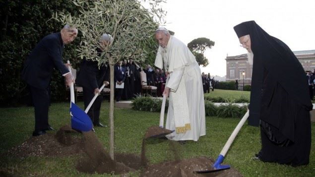 Ceremonia de Oración en el Jardín del Vaticano (Getty Images)