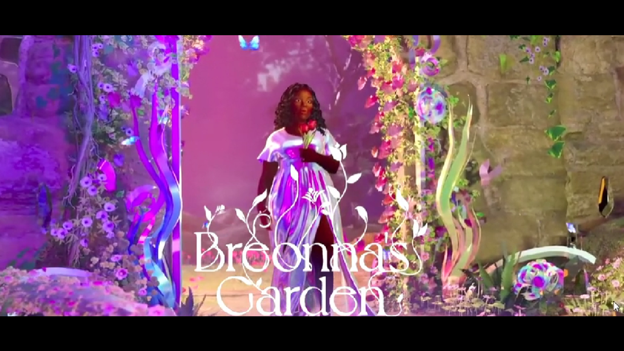 Animated image of Breonna Taylor in a garden