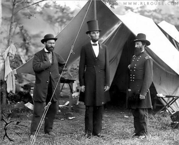 Abraham Lincoln at base camp. (rlrouse.com)